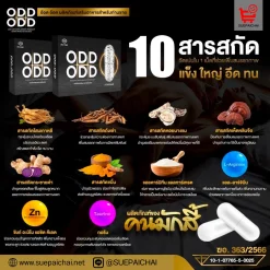 อ๊อด อ๊อด ODD ODD อาหารเสริมผู้ชาย ยาเสริมสมรรถภาพ อาหารเสริมผู้ชายเพิ่มขนาด หลั่งเร็ว นกเขาไม่ขัน