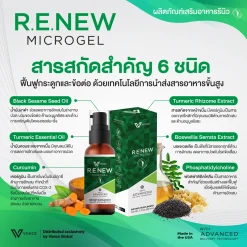 RENEW VONCE รีนิว ปวดข้อ ปวดเข่า โรคเก๊าท เบาหวาน ออฟฟิศซินโดรม นิ้วล็อค สะบักจม